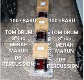 100%br TERMURAH 8inc TOM DRUM CHINA