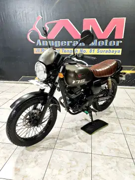 Retro W175 Cafe Grey matte 2019 mulus mewah. Anugerah motor rungkut