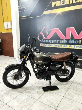 Retro W175 Cafe Grey matte 2019 mulus mewah. Anugerah motor rungkut
