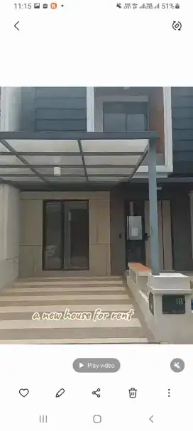RUMAH SEWA DI CLUSTER SAWANGAN - DEPOK