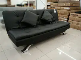 Sofa bed kulit premium TURUN HARGA
