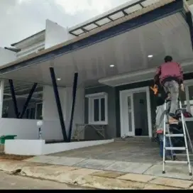 percantik taman dan teras hunian anda dengan kanopi minimalis design