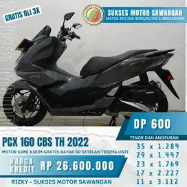 DI JUAL HONDA PCX 160 TH 2022 YUK DI GASKEUN BISA CASH ATAU KREDIT