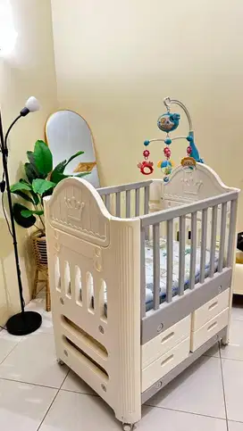 PRE❤️LIKE NEW CRIB BABY BOX BAYI 8 LACI