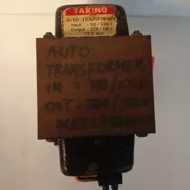 Transformator step up/step down kapasitas 750watt