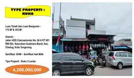 DIJUAL RUKO PREMIUM – LOKASI SUPER STRATEGIS DI JANTUNG CILEDUG!