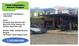 DIJUAL RUMAH 2 LANTAI SIAP HUNI DI TAMAN SEMANAN INDAH – KALIDERES