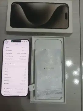 Di Jual iPhone 15 Pro Max 256 GB Ex Ibox