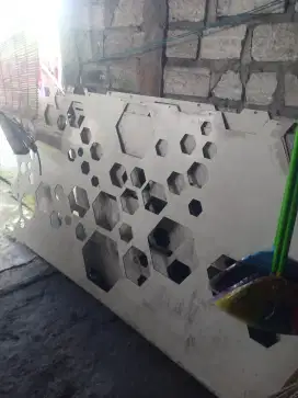 Pembatas/seket kamar/pagar almini tebal