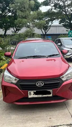 Dijual cepat (OC) Ayla type X manual warna Ruby Red thn 2023