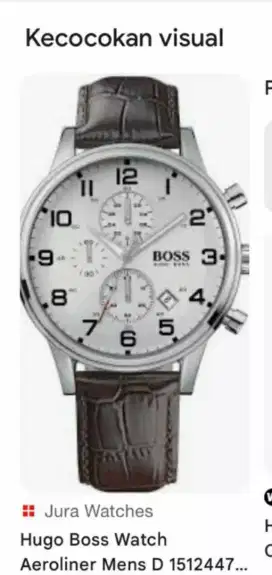 HUGO BOSS MENS BLACK QUARTZ CHRONOGRAPH