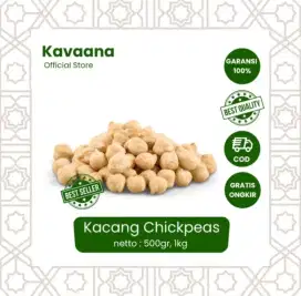 Kacang Chickpeas 1 kg | Kacang Arab Murah | Kacang Enak