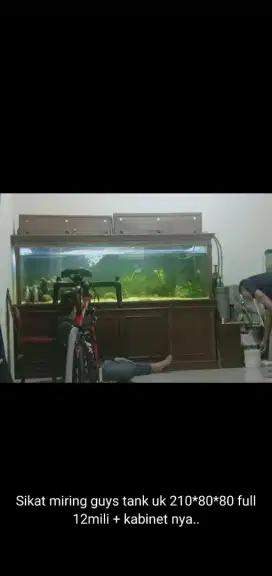 Jual aquarium jumbo / mega tank