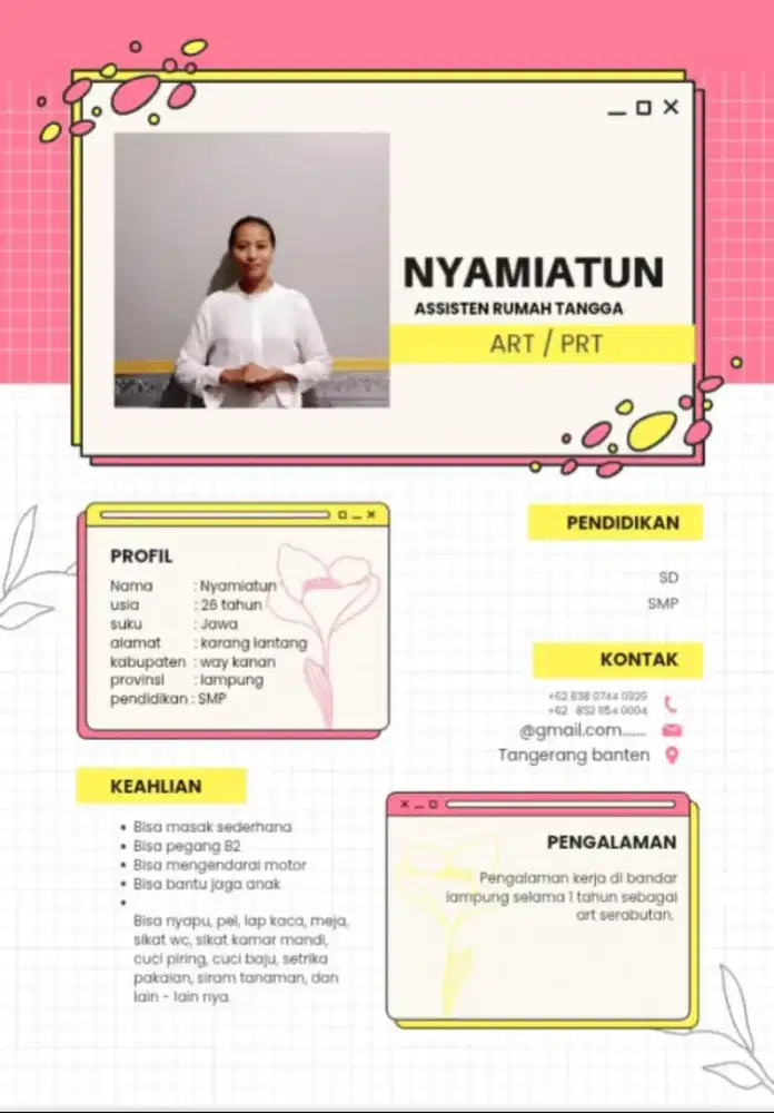 Penyalur ART  dan beby sittr