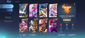 Jual Akun Mobile Legend - Kolektor Juragan III