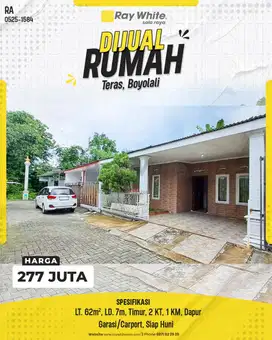 RUMAH SIAP HUNI TERAS BOYOLALI