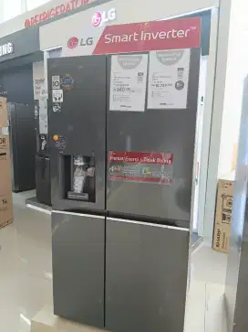 LG Kulkas SXS 635L promo cicilan murah Bunga Rendah