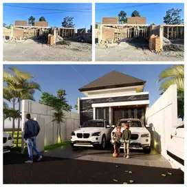 Dijual Rumah Baru Proses Bangun di Kampus Unriyo Tajem