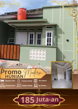 Ruma idaman 2 kamar akses strategis dekat jalan utama hanya 185 jutaan