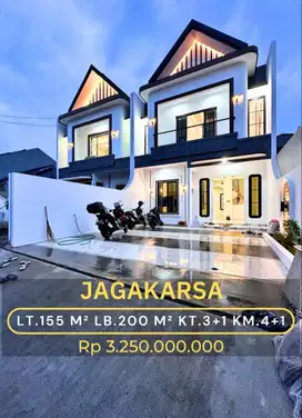 Rumah mewah 2 lantai siap huni di jagakarsa jaksel