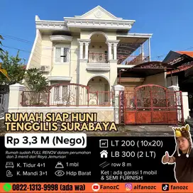 jual rumah surabaya, rumah tenggilis, rumah jemursari, rumah surabaya