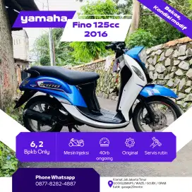 Yamaha Fino Sporty 125cc Stnk Hilang Bluecore Fi Tahun 2016