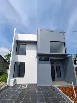 Rumah Baru Type Santorini SHM Taman Sari dekat BSD tangerang Banten