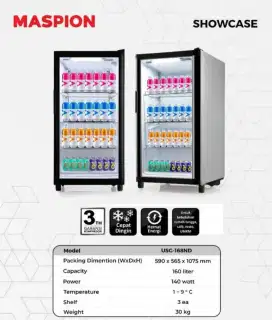 Maspion ShowCase USG-168 ND