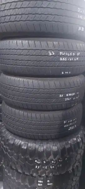 4pc Ban Brigestone dueler HT 265/60r18 kondisi 90%