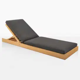 KURSI KOLAM KAYU || POOL LOUNGER  || LONJER KOLAM KURSI KAYU