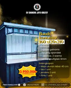 Booth Kontainer Murah