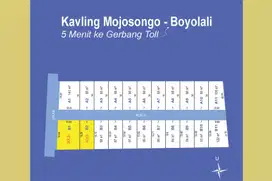 Tanah Boyolali 10 Menit dari Kota - Luas mulai 93 m²