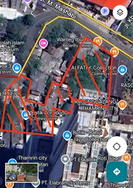 DIJUAL Lahan Tanah Sebelah Thamrin City Mall Kebon Kacang Tanah Abang