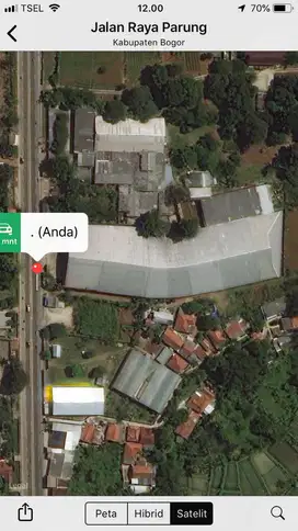 Dijual Tanah Strategis Parung Bogor Bonus Gudang Kayu