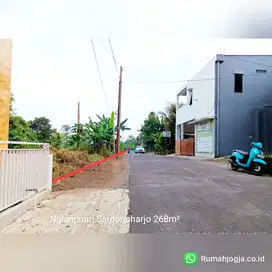tanah sangat strategis selatan kampus UII cocok kost ekslusif