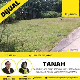 Dijual Tanah strategis di kota palembang
