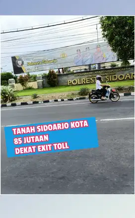 Tanah murah sidoarjo kota 5 menit exit toll,lippo