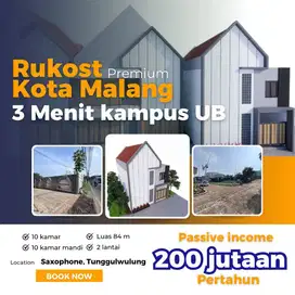 Dijual Rumah Kost Dekat Kampus UMM Malang