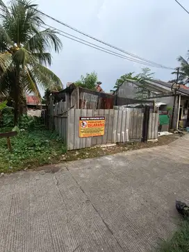 Tanah kosong sudah dipagar di Pancoran mas depok