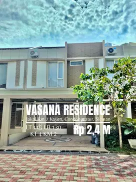 Rumah dijual Perumahan vasana residence dekat UGM