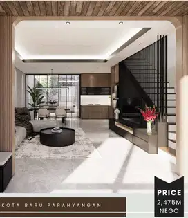 Dijual Hunian Mewah 2 Lantai Full Funrish Di Kota Baru Parahyangan