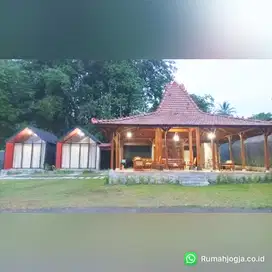 rumah cantik dengan tanah luas turi sleman hunian asri
