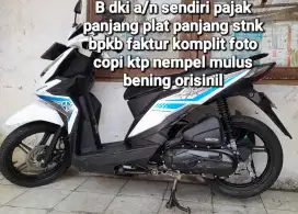 Honda beat  Eco 2017 cw asli putih B dki a/n sendiri pajak panjang