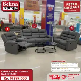Set Sofa Reclining Selma
