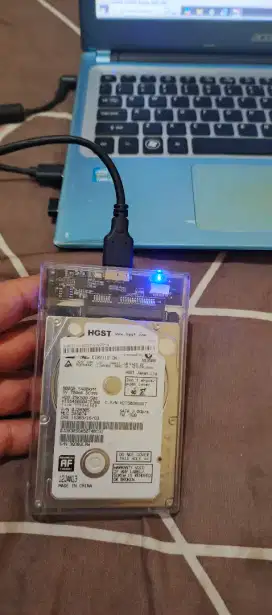 HDD EXTERNAL HGST 500GB (SLIM) USB 3.0,NORMAL F&H 100%/100% EXCELLENT.