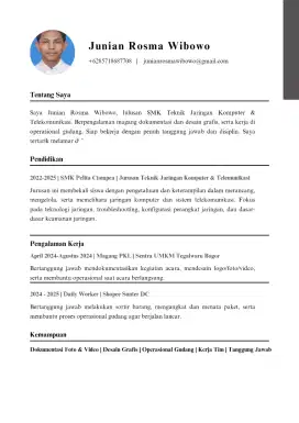 lulusan baru info loker