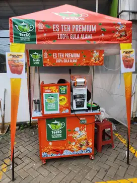 1 set tenda es teh Tekko dijual , Msh Gress