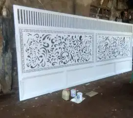 Pintu minimalis plat cutting