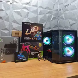 CPU Desain Gaming Intel i5 10400F RAM 16GB SSD 512GB GTX1650 4GB GDDR6