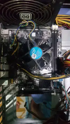 Mobo mainboard Varro h61 lga 1155 bonus prosesor dan fan